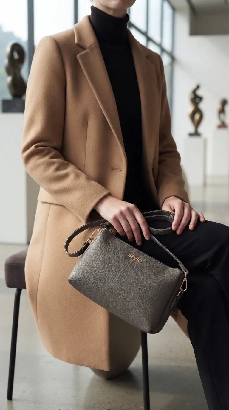 Grey Formal Clutch For Women P97820
