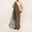 Black Embroidered Stole PD5256