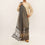 Black Embroidered Stole PD5293