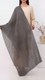 Black Embroidered Stole PD5303