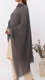Black Embroidered Stole PD5322