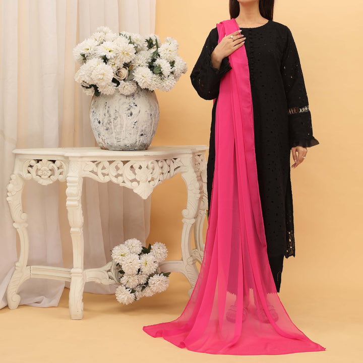 Skpink Plain Chiffon Dupatta PD5369