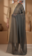 Black Dyed Organza Dupatta PD6029