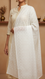 White Embellished Cotton Shawl PD6060