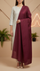 Maroon Embellished Cotton Shawl PD6072