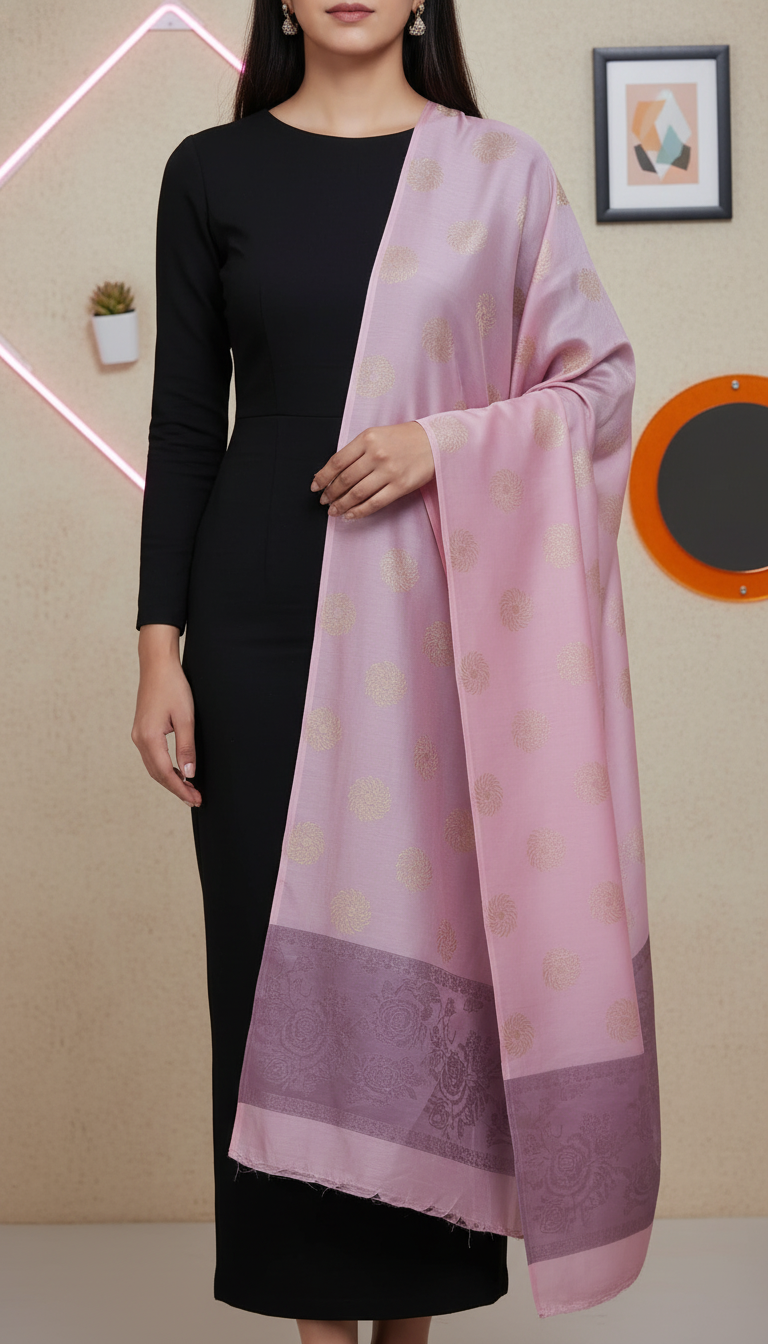Maroon Summer Stole PD6084