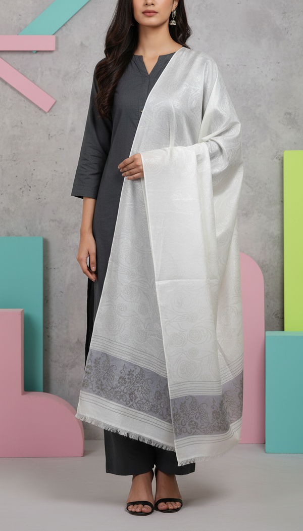 Cream Summer Stole PD6084