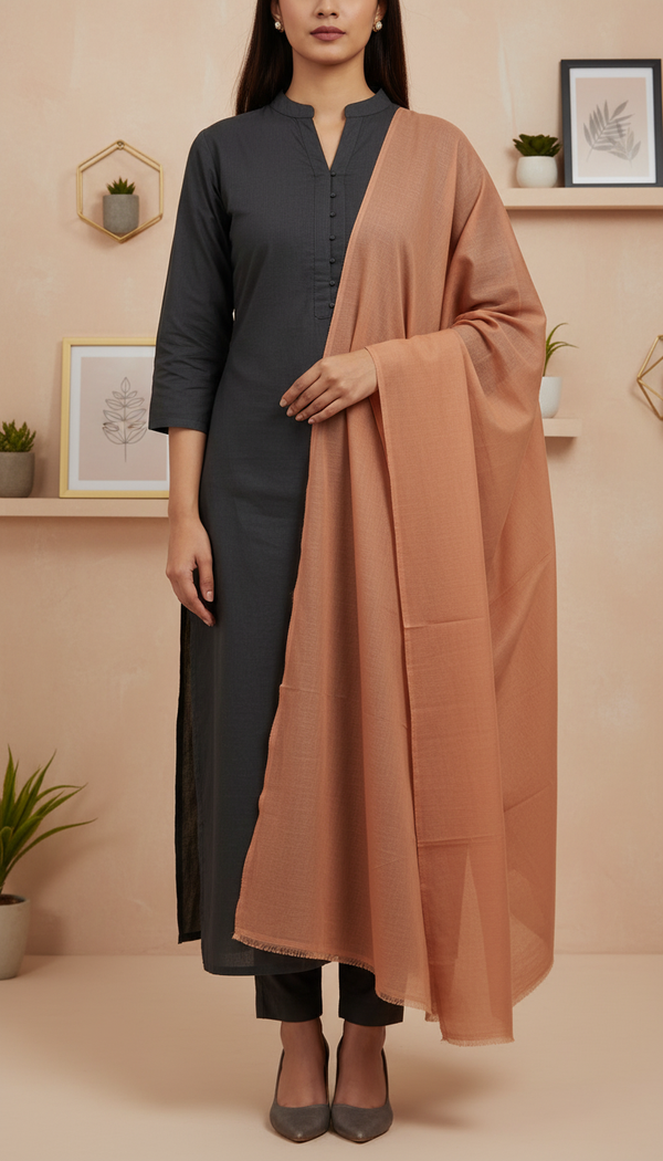 Brown Summer Stole PD6106