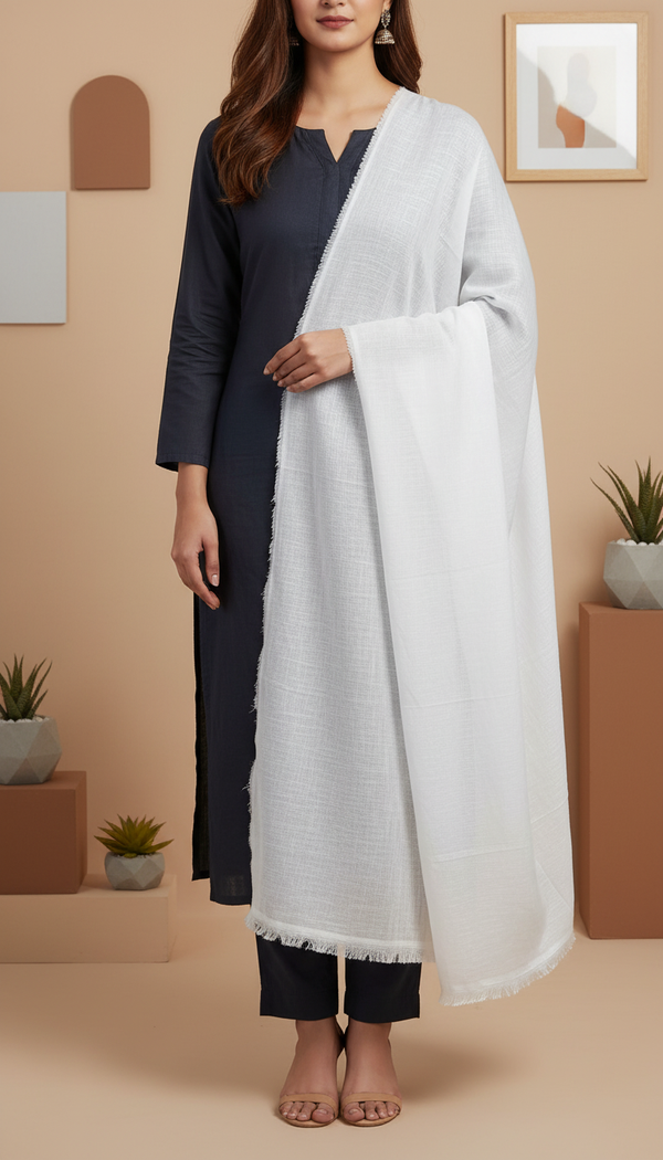 White Summer Stole PD6106