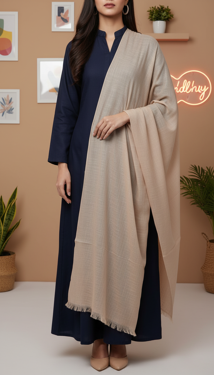Beige Summer Stole PD6106