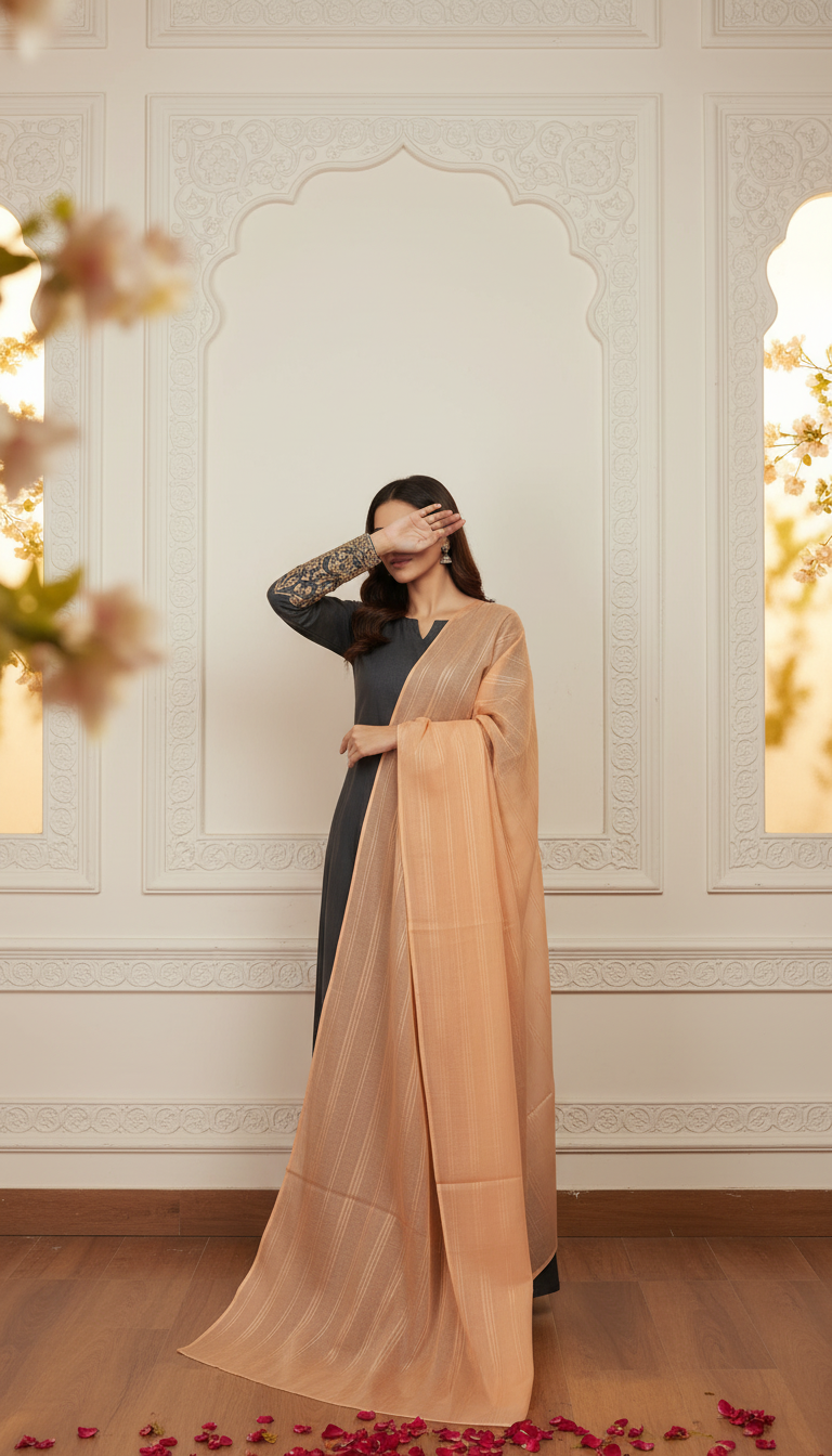Mustard Summer Stole PD6107
