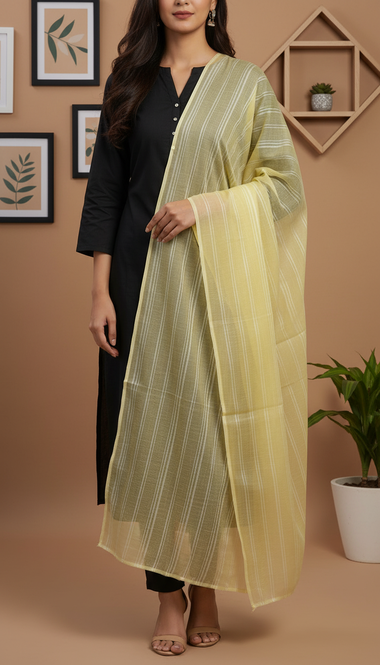 Yellow Summer Stole PD6107