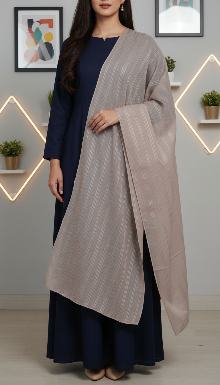 Beige Summer Stole PD6107