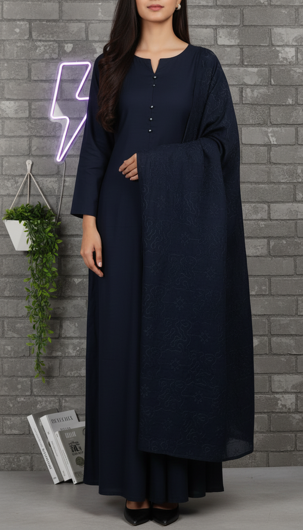 Black Summer Shawl PD6112