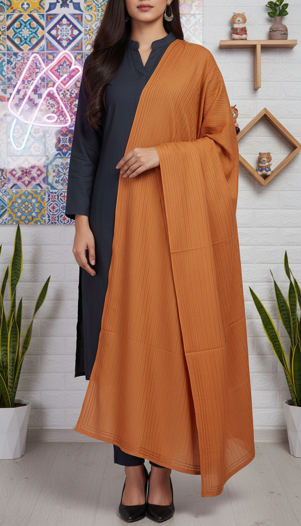 Mustard Summer Shawl PD6114