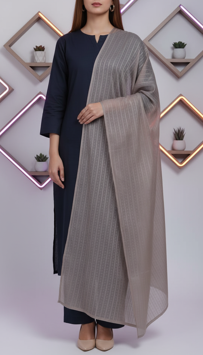 Beige Summer Shawl PD6114