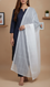 White Summer Shawl PD6115