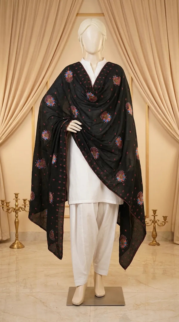 Black Summer shawl PD6153