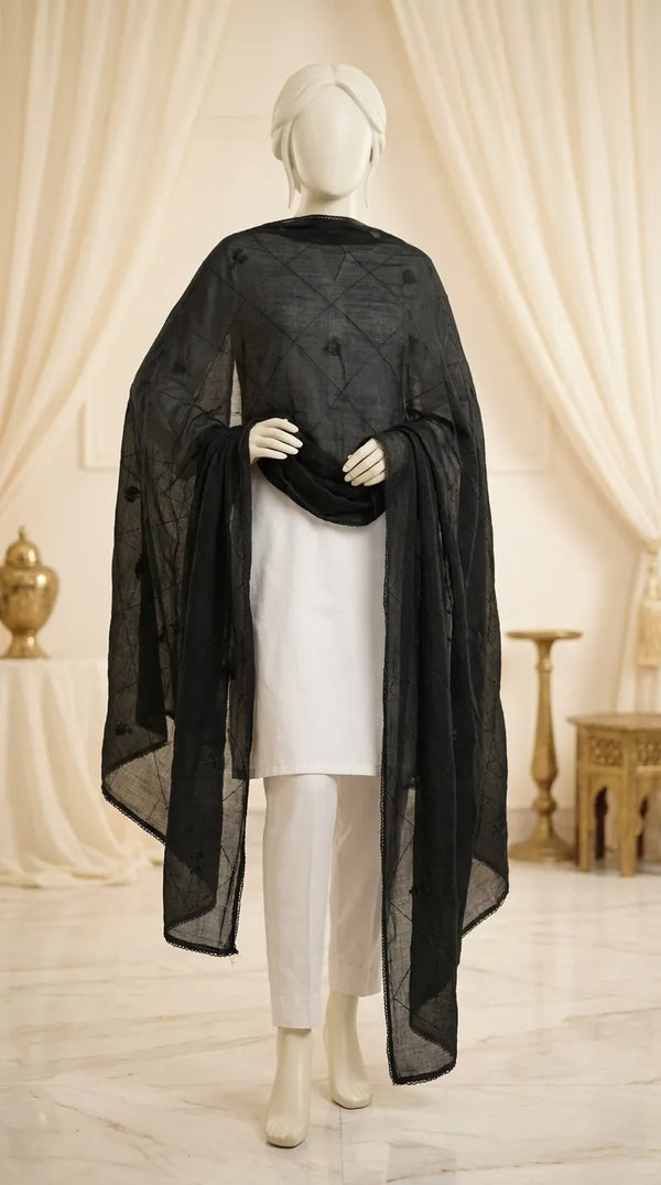 Black Summer shawl PD6156