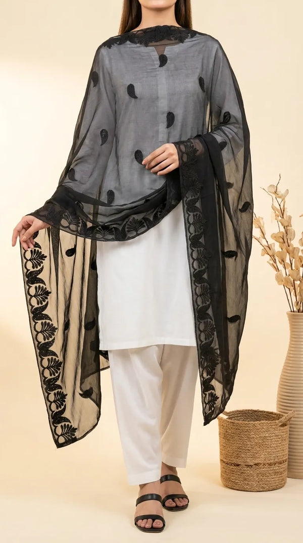 Black Summer Shawl PD618801