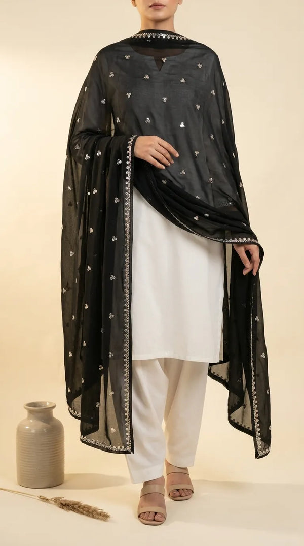 Black Summer Shawl PD619101