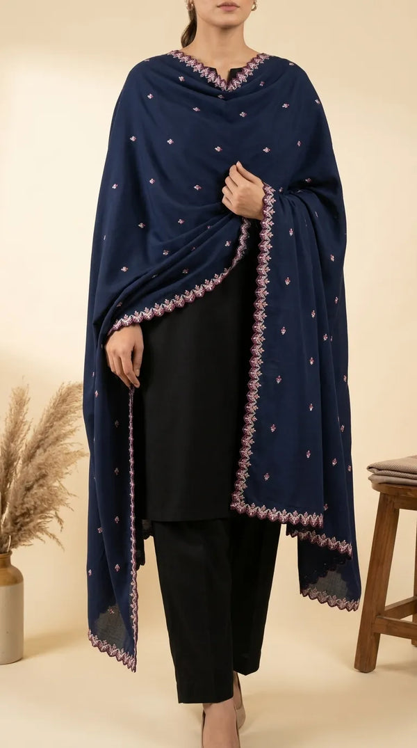 Blue Summer Cotton Shawl PD619112