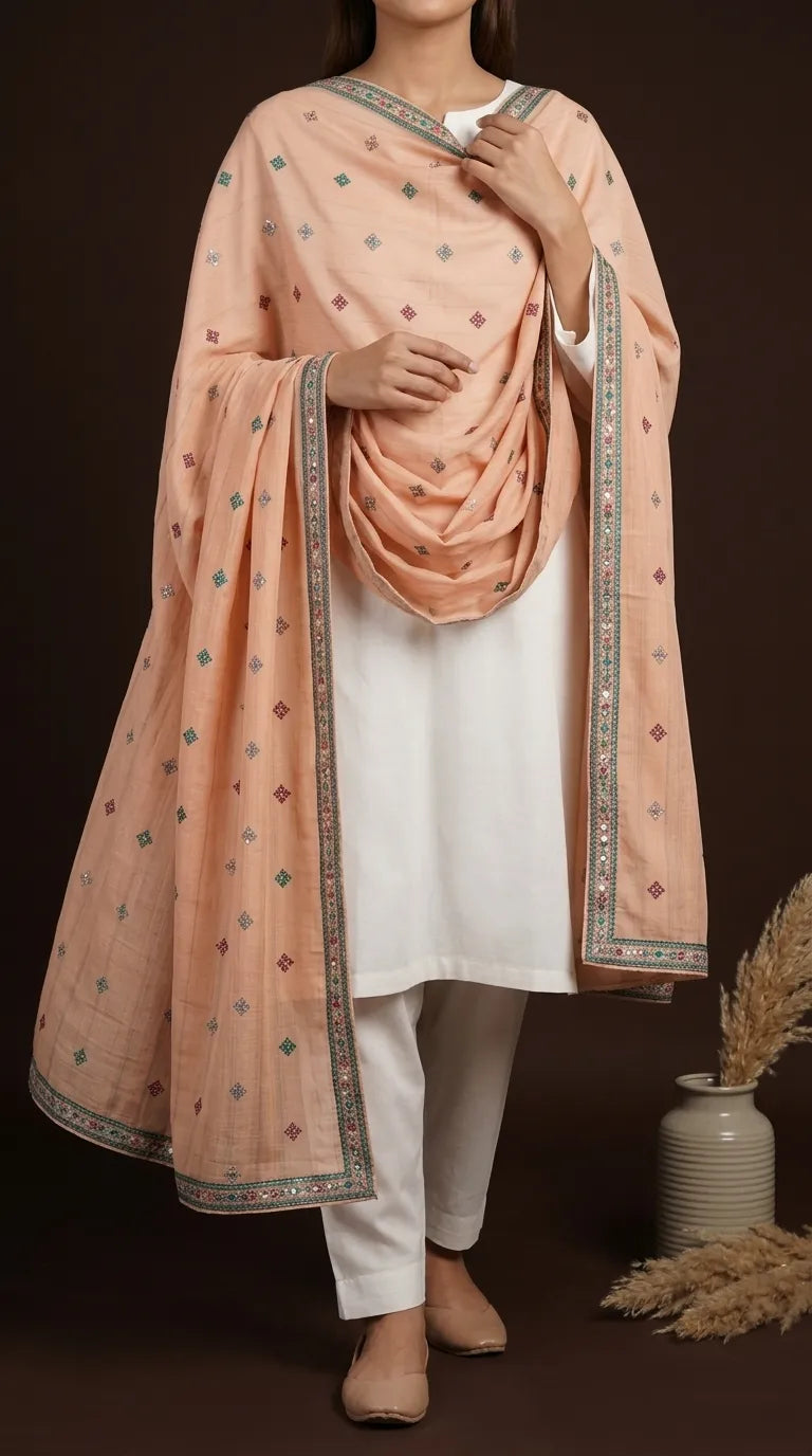 Beige Summer Shawl PD619162