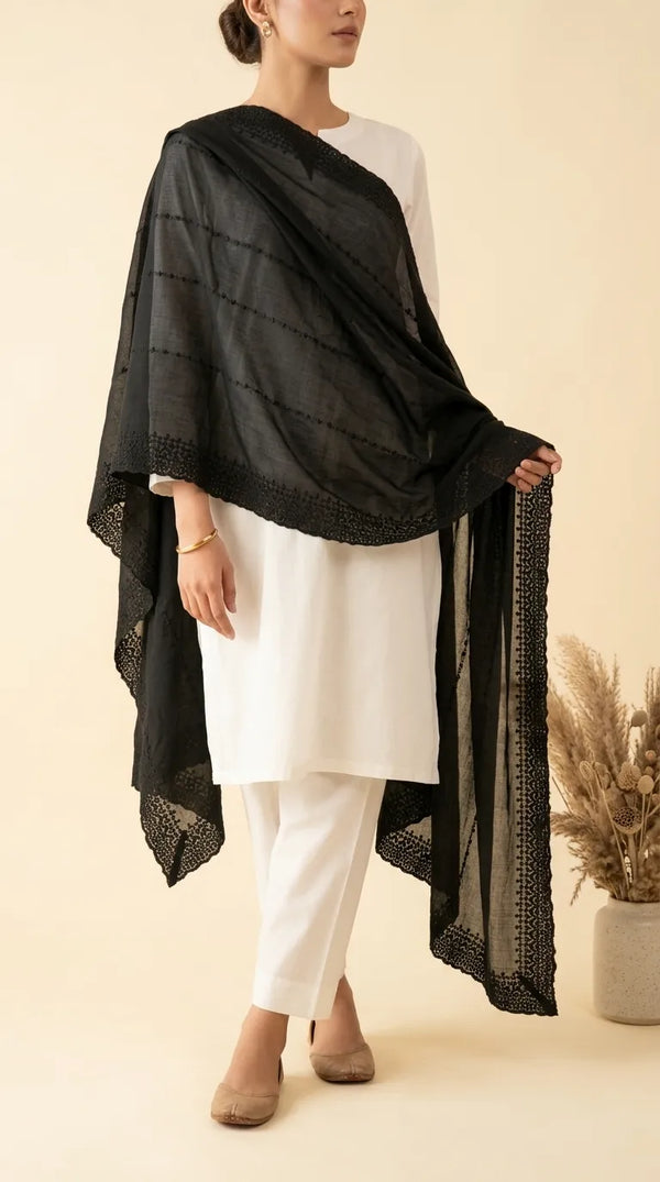 Black Summer Shawl PD619201