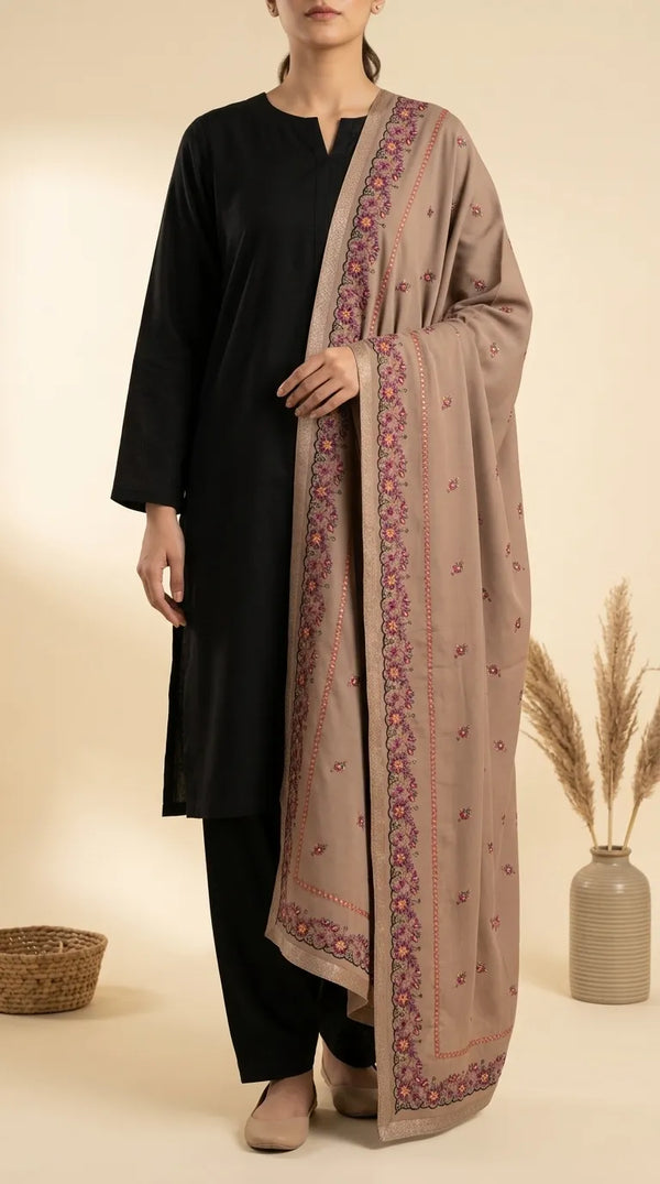 Beige Summer Cotton Shawl PD619762