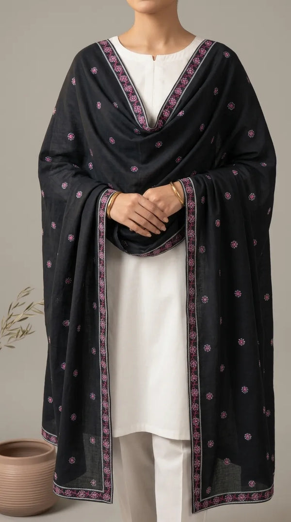 Black Summer Shawl PD619901