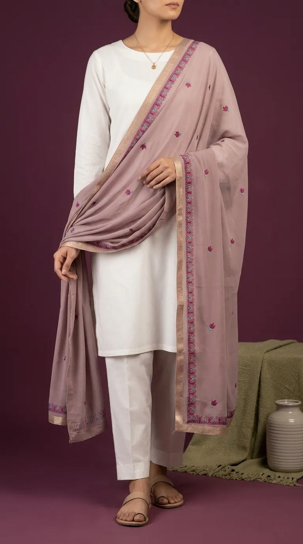 Beige Summer Cotton Shawl PD619962