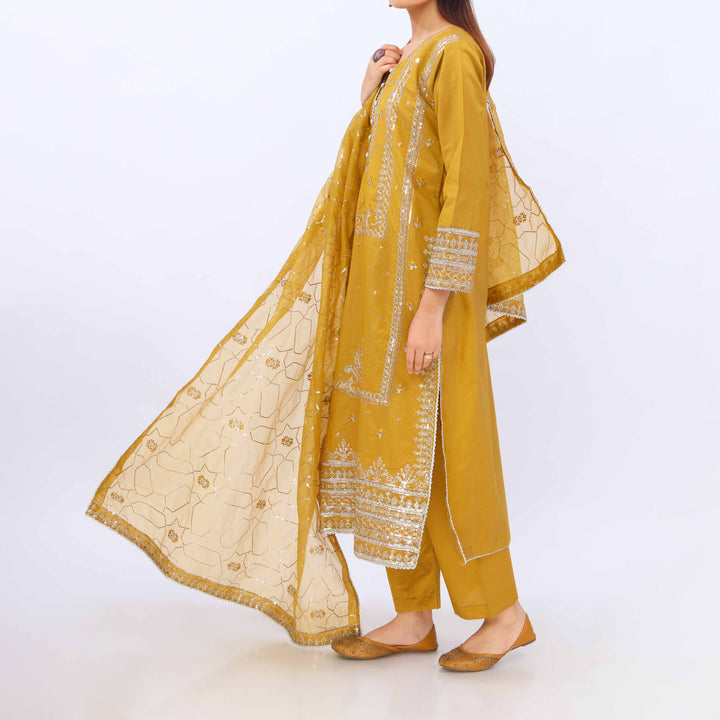 3 PC- Viscose Embellished Suit PF5090