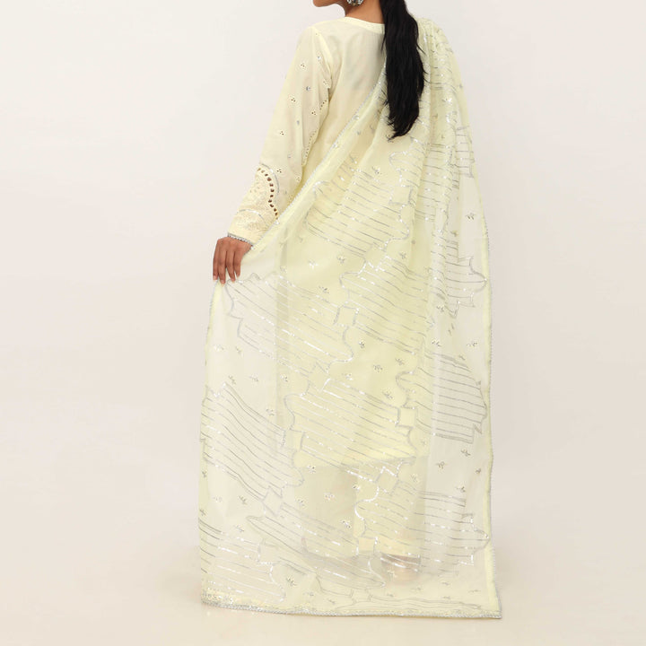 3PC- Viscose Embellished Suit PF5152