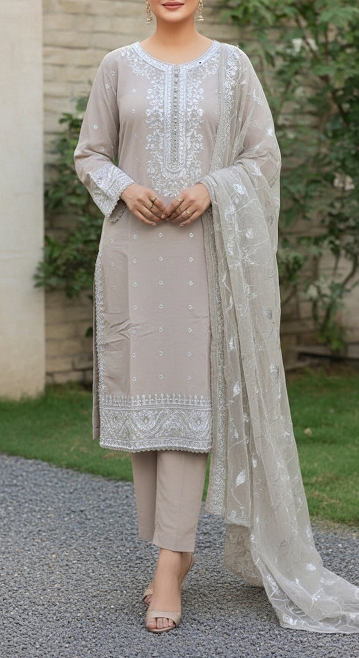 3 PC Embellished Suit PF6015