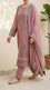 3 PC Embellished Cotton Stitched Suit PF6016B1