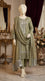 3 PC Embellished Cotton Suit PF601811