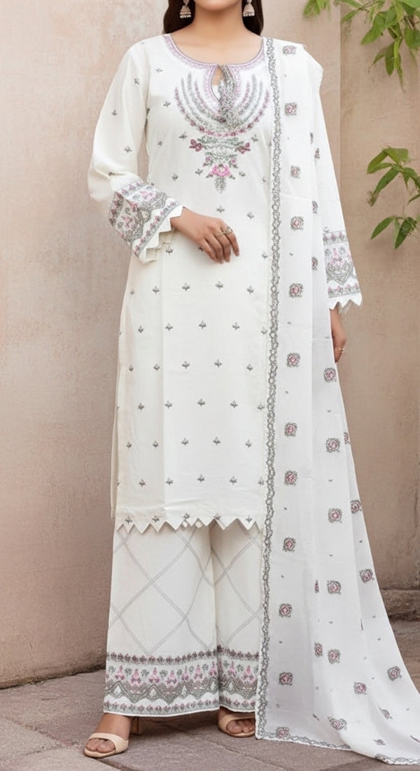 3 PC Embellished Suit PF6020
