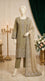 3 PC Embellished Cotton Suit PF610002
