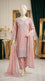 3 PC Embellished Cotton Suit PF610118
