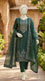 3 PC Embellished Raw Silk Suit PF610211
