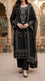 3 PC Embellished Cotton Stitched Suit PF612501