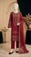 3 PC Embellished Cotton Suit PF613105
