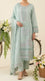 3 PC Embellished Raw Silk Suit PF618211