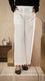 White Straight Fit Embellished Trouser PL5013