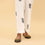 White Cotton Cambric Trouser PL5021