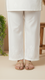 White Cotton Cambric Trouser PL5071