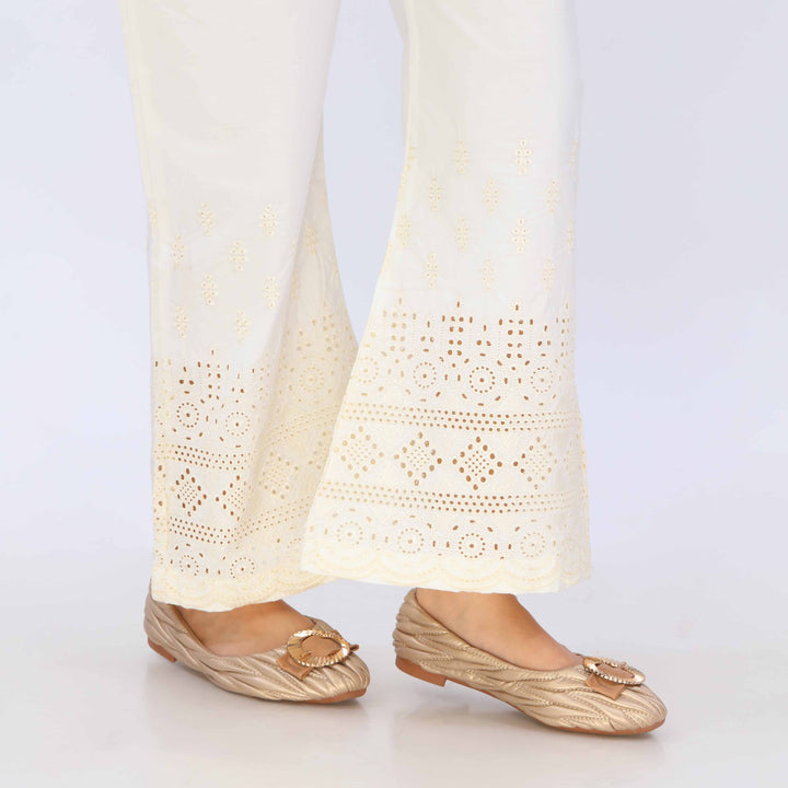 Cream Cotton Cambric Trouser PL5082