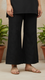 Black Cotton Cambric Trouser with Embroidery PL5092