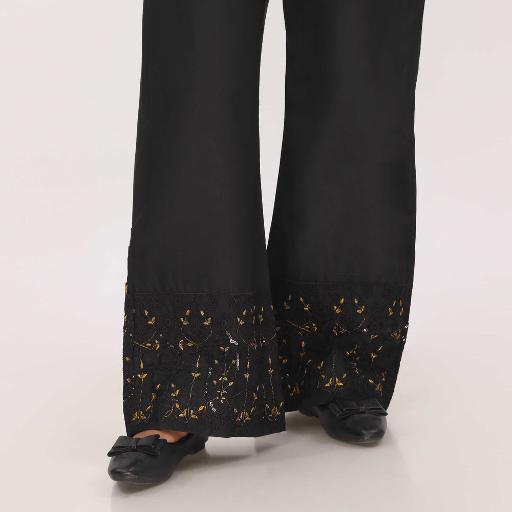 Black Cotton Cambric Trouser PL5098
