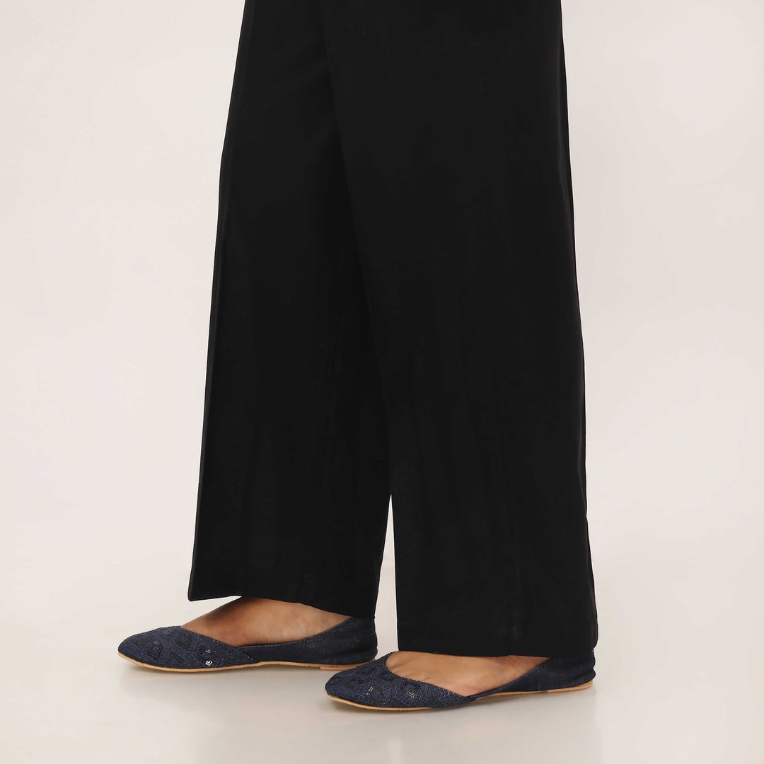 Black Cotton Cambric Trouser PL5119